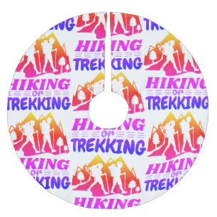 Hiking or Trekking Brushed Polyester Tree Skirt