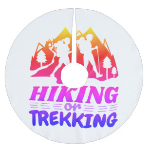 Hiking or Trekking Brushed Polyester Tree Skirt