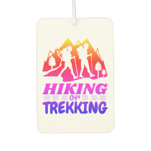 Hiking or Trekking Car Air Freshener