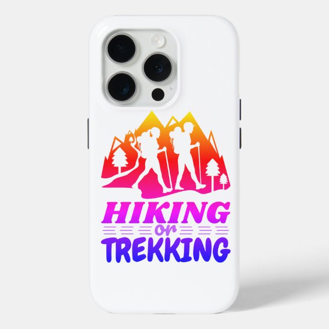 Hiking or Trekking Case-Mate iPhone Case (Back)