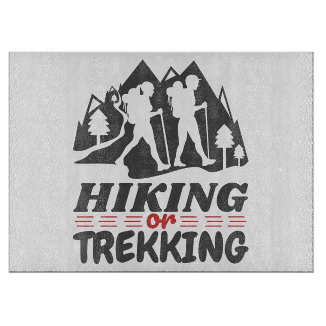 Hiking or Trekking Cutting Board (Front)