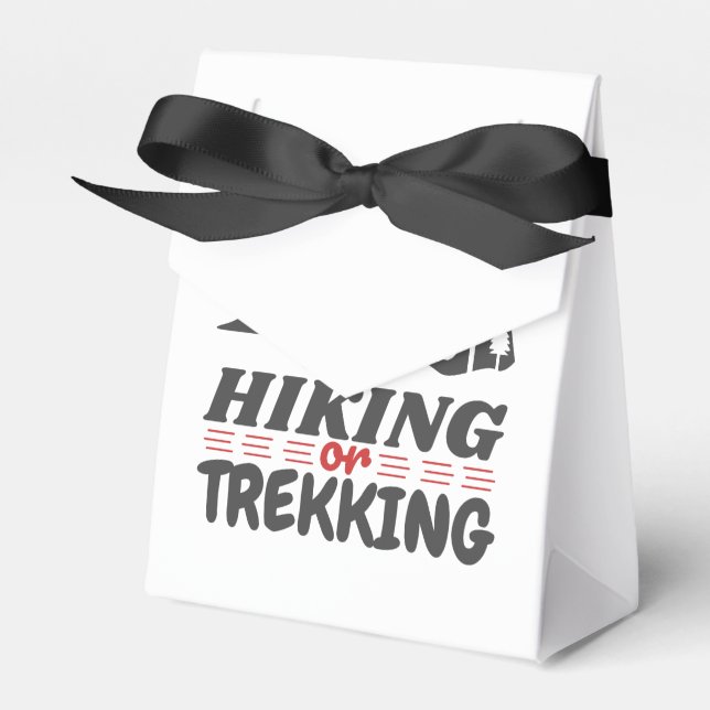 Hiking or Trekking Favour Box (Front Side)