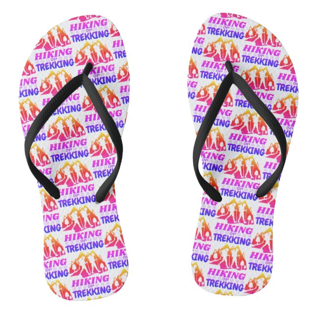 Hiking or Trekking Flip Flops (Footbed)