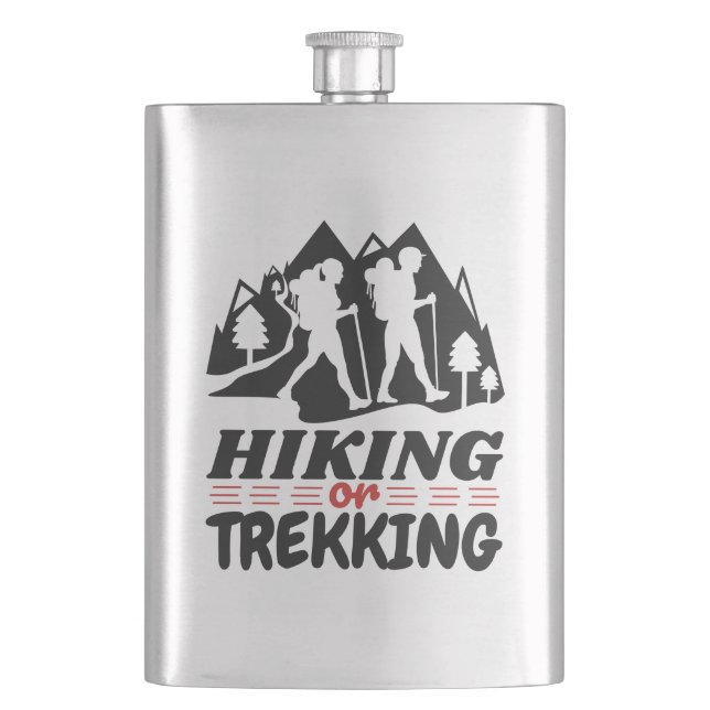 Hiking or Trekking Hip Flask (Front)