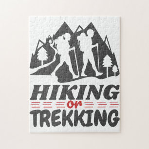 Hiking or Trekking Jigsaw Puzzle