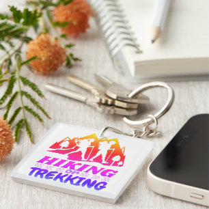 Hiking or Trekking Key Ring