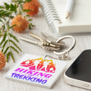 Hiking or Trekking Key Ring