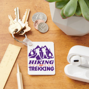 Hiking or Trekking Key Ring