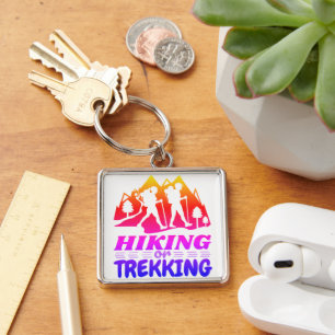 Hiking or Trekking Key Ring