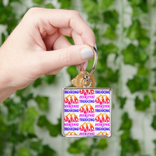 Hiking or Trekking Key Ring