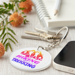 Hiking or Trekking Key Ring