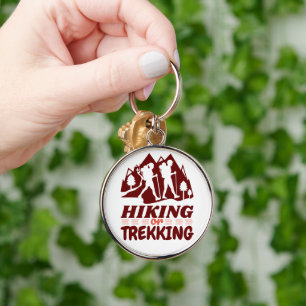 Hiking or Trekking Key Ring