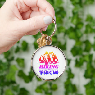 Hiking or Trekking Key Ring