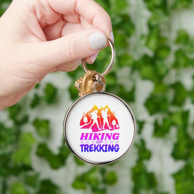 Hiking or Trekking Key Ring (Hand)