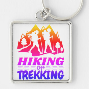 Hiking or Trekking Key Ring