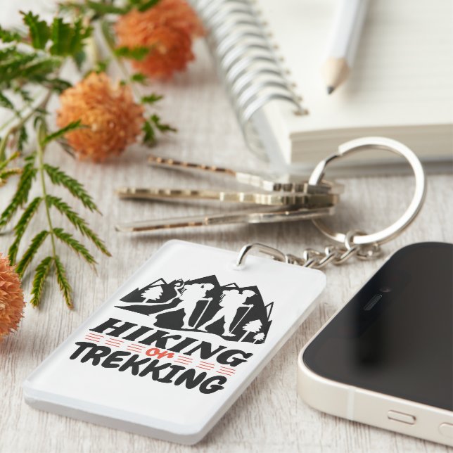 Hiking or Trekking Key Ring (Front Right)