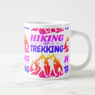 Hiking or Trekking Large Coffee Mug