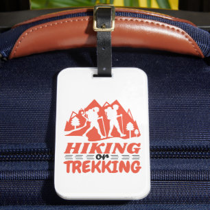 Hiking or Trekking Luggage Tag
