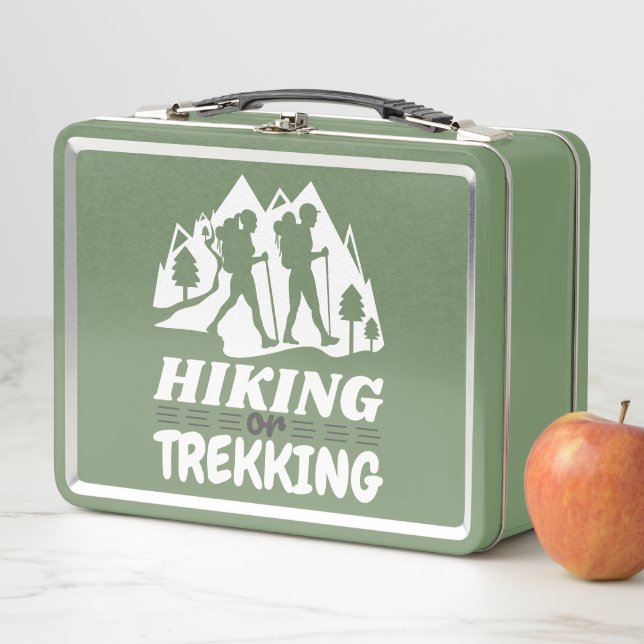 Hiking or Trekking Metal Lunch Box (In Situ)
