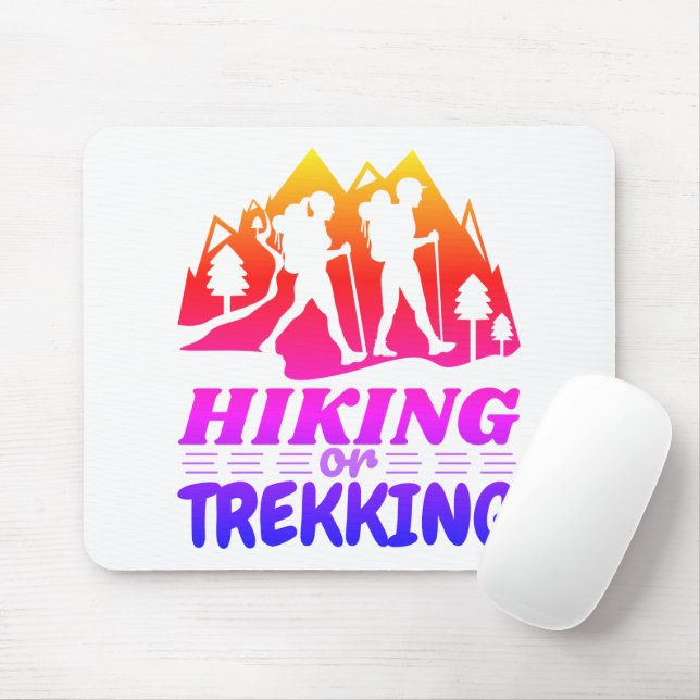 Hiking or Trekking Mouse Mat (With Mouse)