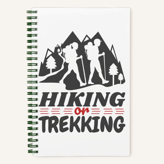 Hiking or Trekking Notebook (Front)