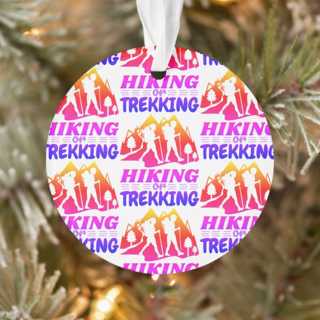 Hiking or Trekking Ornament (Tree)