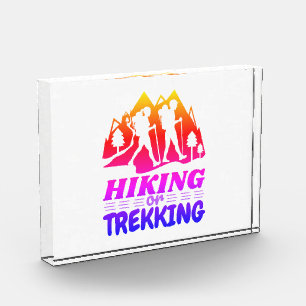 Hiking or Trekking Photo Block