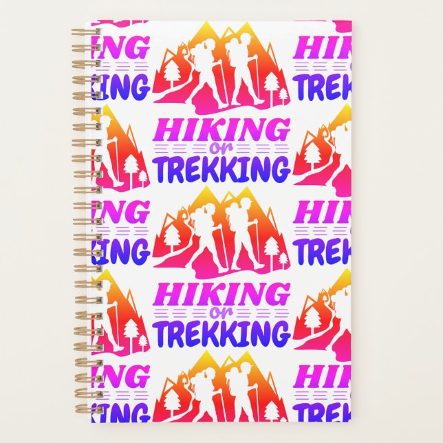 Hiking or Trekking Planner (Front)