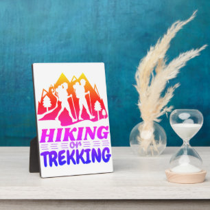Hiking or Trekking Plaque