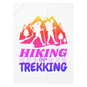 Hiking or Trekking Tablecloth