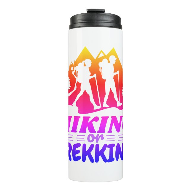 Hiking or Trekking Thermal Tumbler (Front)