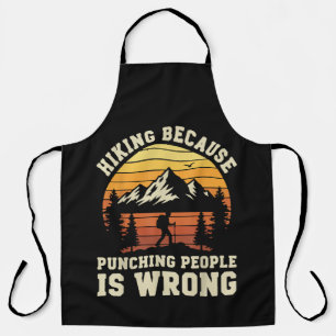 Hiking Outdoor Funny Hiker Apron