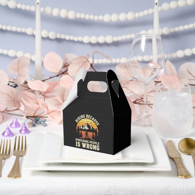 Hiking Outdoor Funny Hiker Favour Box (Wedding)