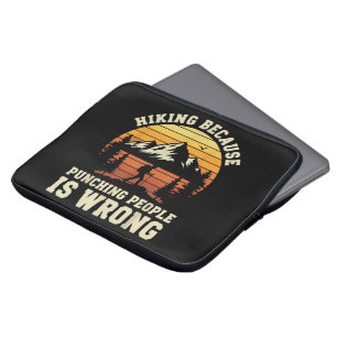 Hiking Outdoor Funny Hiker Laptop Sleeve