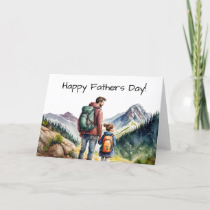 Hiking Outdoors From Daughter Fathers Day Card