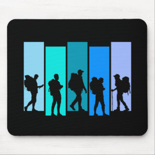 Hiking Outdoors Nature Adventure Hiker Mouse Mat