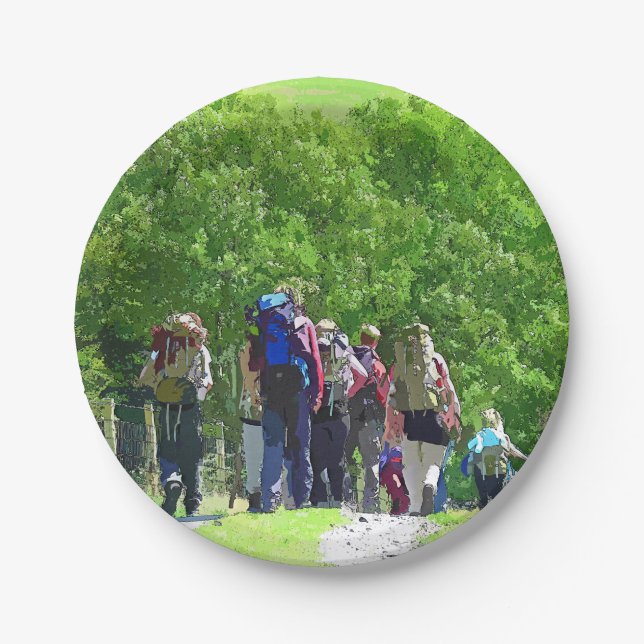 HIKING PAPER PLATE (Front)