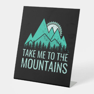 Hiking Pedestal Sign