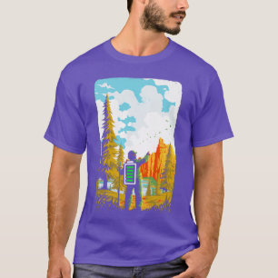 Hiking Recharging In Nature Outr Battery T-Shirt
