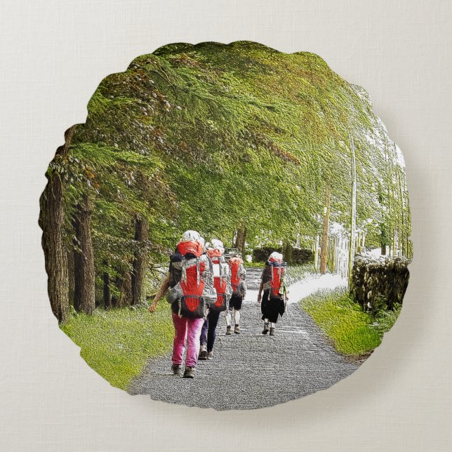 HIKING ROUND CUSHION (Front)