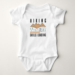 Hiking Skills Loading - Cute Traveller - Camping Baby Bodysuit