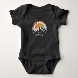 Hiking Sunday River Whitecap Maine Baby Bodysuit