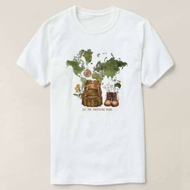 Hiking T-Shirt (Design Front)