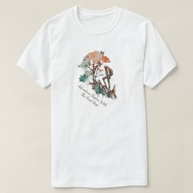 Hiking T-Shirt (Design Front)