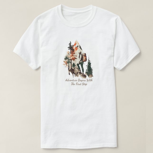 Hiking T-Shirt (Design Front)