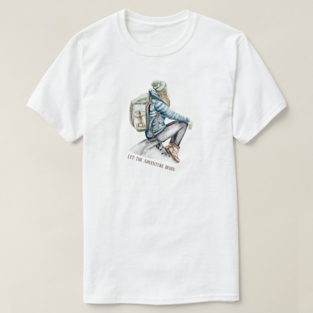 Hiking T-Shirt (Design Front)