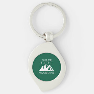 Hiking - Take me to the mountains Key Ring