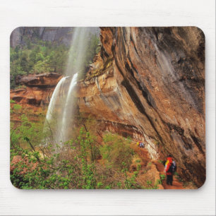 Hiking The Emerald Pools Trail in Zion National Mouse Mat