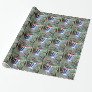 Hiking Trail Waterfall Wrapping Paper