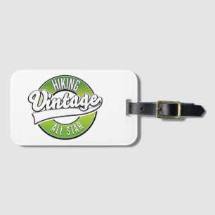 Hiking Vintage all star Luggage Tag